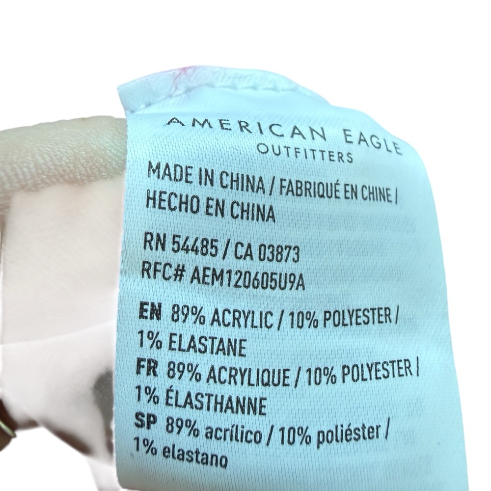 American Eagle Patchwork Chunky Knit Sweater XL R… - image 7